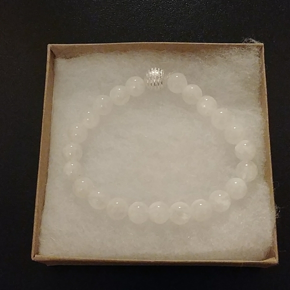 White Moonstone Bracelet - Picture 3 of 8
